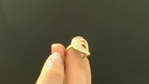 Anillos de mujer Fancy 10k Zirconia small Size Size 8