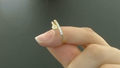 Anillos de mujer Fancy sencillo with zirconia 10k Zirconia small Size Size 8 Weight 0.85g
