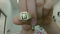 Anillos de hombre Fancy black stone cuadrada con logo 10k Black Stone Size Size 11 Weight 6.54g