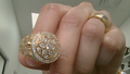 Anillos de hombre Fancy roseta with zirconia 10k Zirconia Size Size 10.5 Weight 10.9g