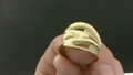 Anillos de mujer Fancy cruzado 10k Zirconia small Size Size 8