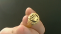 Anillos de hombre Fancy con piedra and logo 10k Black Stone Size Size 11 Weight 4.8g