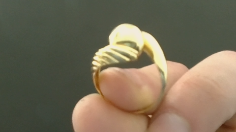 Anillos de mujer Fancy tallado 14k Size Size 7 Weight 2.34g