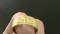 Anillos de hombre Fancy logo 10k Size Size 11.5 Weight 5.7g