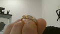 Anillos de compromiso Hombre fancy alianza con sincornia 14k Zirconia Size zise 9.5 Weight 2.95g