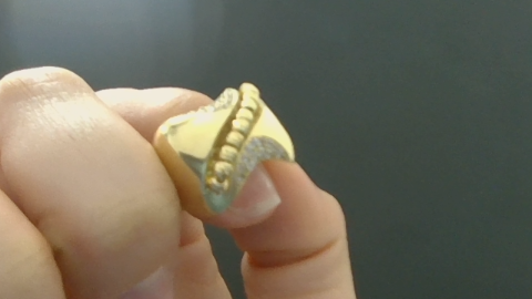 Anillos de mujer Fancy 10k Zirconia small Size Size 8 Weight 3.46g