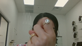 Anillo de pedida mujer Fancy big zirconia cuadrado con small zirconia 10k Zirconia small Size Size 7 Weight 2.79g