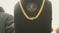 Cadena Monaco Monaco lady 14k Zirconia Size 16in. 6.5mm Weight 15.36g