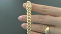 Manilla de hombre Cuban link italy 10k Size Size 8mm 8in Weight 37.13g