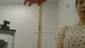 Cadena corte brillo Fancy corte brillo small 10k Size 22in 3mm Weight 6.85g
