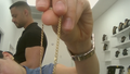 Manilla corte brillo Fancy corte brillo small 14k Size 7.5in Weight 2.3g